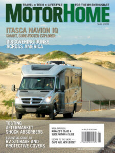 Ross Hubbard's cover photo on MotorHome Magazine 2009 