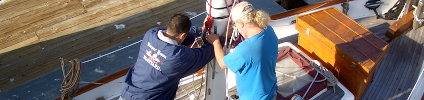 Maritime Surveyors sailing mast